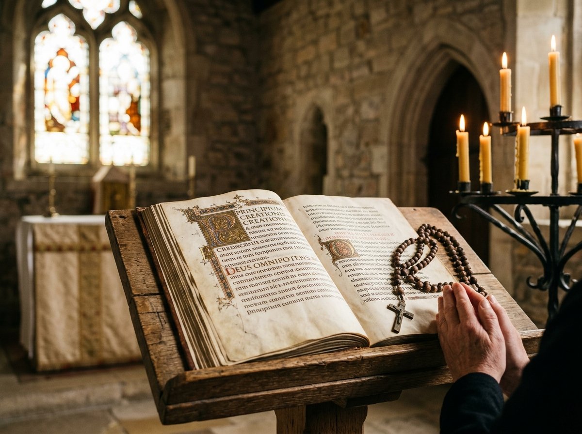 Manuscrito sobre la misión de San Martín de Tours obispo en la Galia
