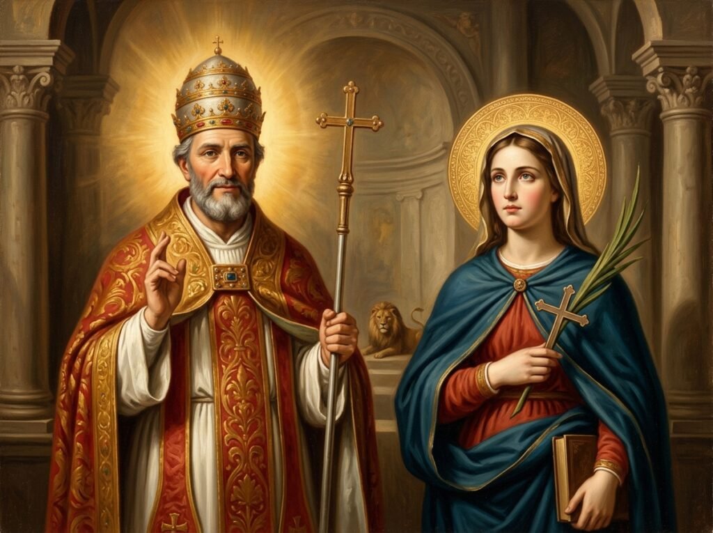 San Lino, Papa y Santa Tecla, Virgen y Mártir, santo del día