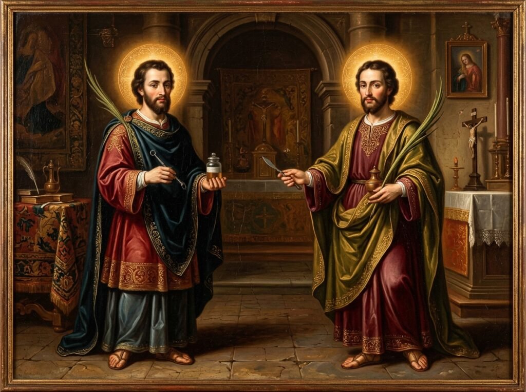 Santos Cosme y Damián, santo del día